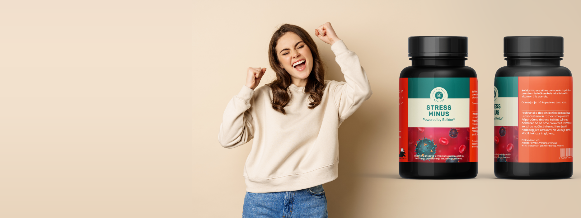 Znebite se <br> utrujenosti in <br> izčrpanosti <br> z močjo narave !